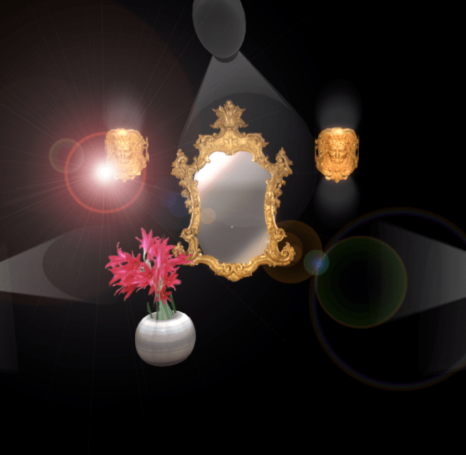 Gold Sconce 1