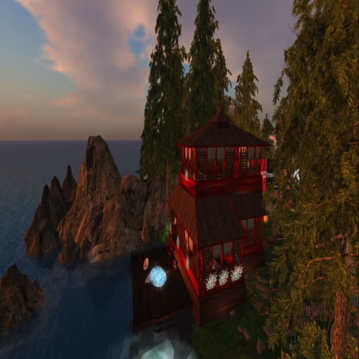 Red Asian House