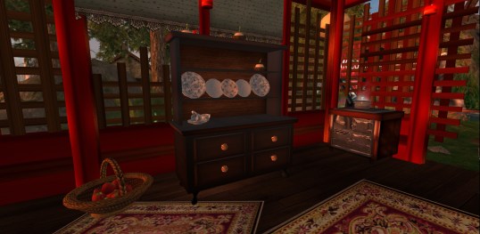 Dresser With Plates & Cups
