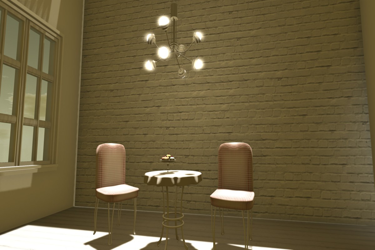 Bulb Chandelier & Chain_026