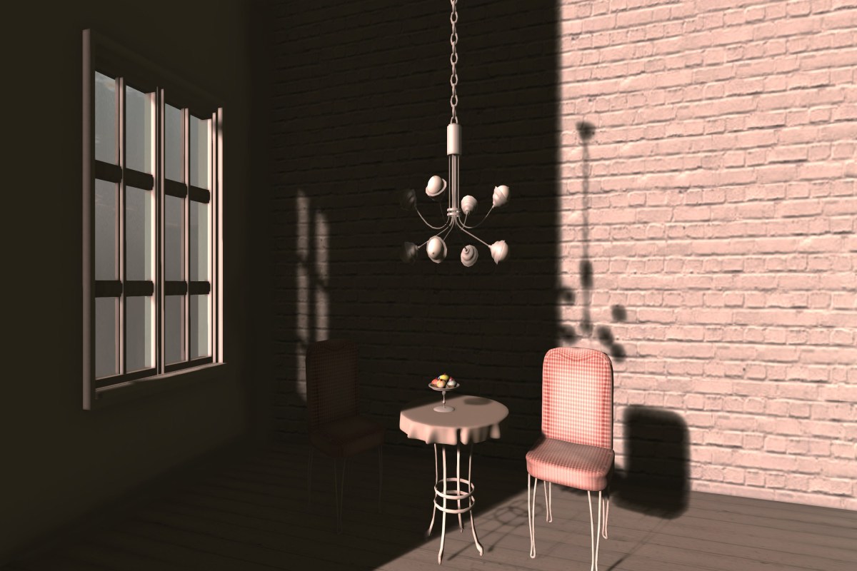 Bulb Chandelier & Chain_040a