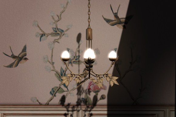 leaf chandelier gold_008