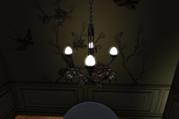 leaf chandelier gold_026
