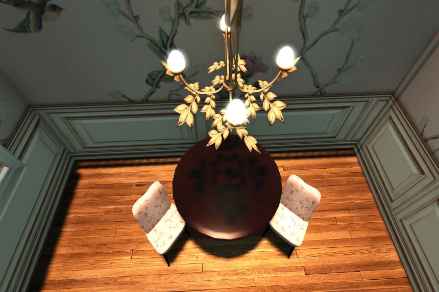 leaf chandelier gold_065